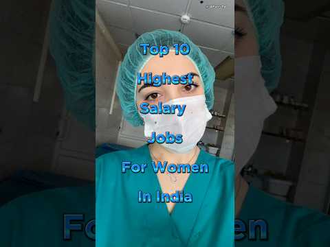 Top 10 Highest Salary Jobs For Women In India #shorts