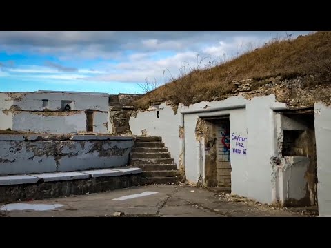 Abandoned 18th century Fort Revere in Hull Massachusetts