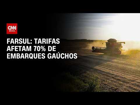 Tarifaço dos EUA afeta 70% de exportações do agronegócio gaúcho, aponta Farsul | CNN AGRO NEWS