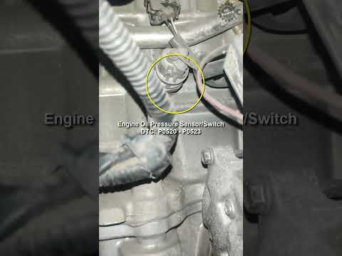 TOYOTA VIOS YARIS 1NZFE 2NZFE Engine Oil Pressure Sensor/Switch Location | P0520 P0523 | Oil Warning