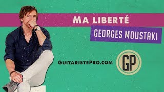 Ma liberté (Georges Moustaki) - Tuto guitare acoustique