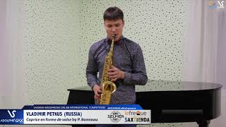 Vladimir PETKUS plays Caprice en forme de valse by P. Bonneau #adolphesax