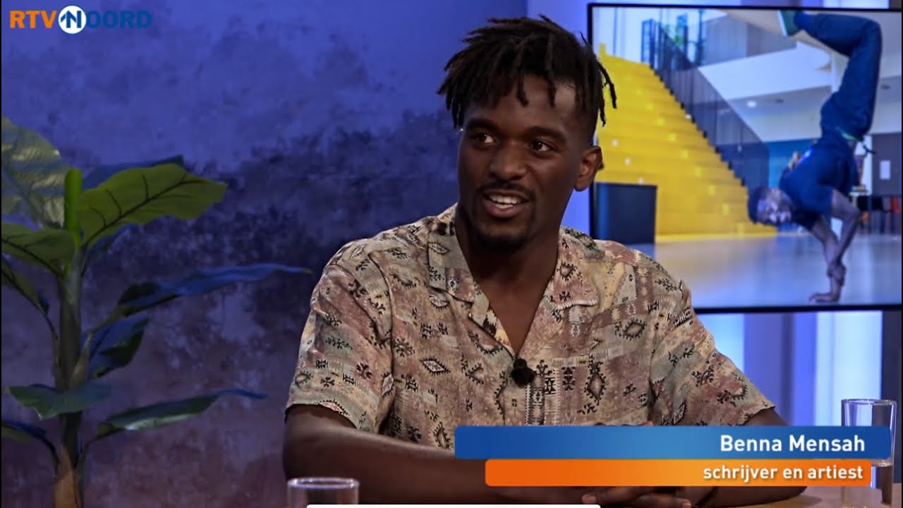 BENNA MENSAH BIJ RTV NOORD INTERVIEW OVER ZIJN BOEK LIEGEN TOTDAT JE GELOOFT