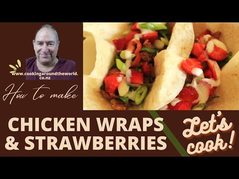 Moroccan Chicken Wraps | Hidden Moroccan Tacos