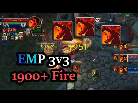 Ele Mage Priest Fire Edition - 1900+ Ranked Wrath 3v3