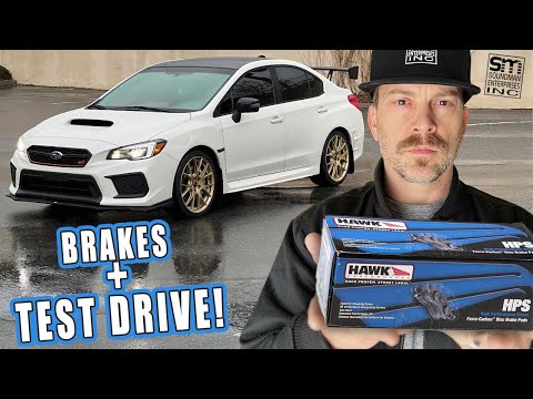 STI type RA, Brake pads and TEST DRIVE!! - Subaru insta360
