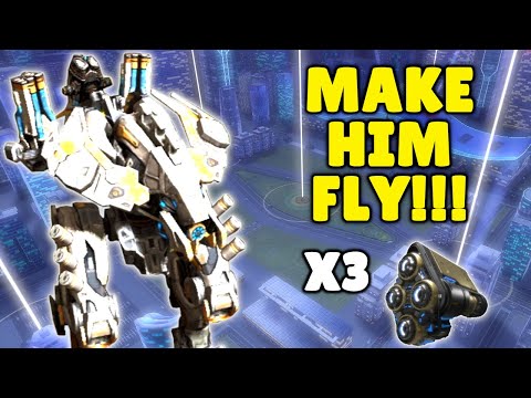 Flying LOKI!! With NEW NITRO Unit Module Ultra SPEED Gameplay | War Robots MK2 Trolling Gameplay WR