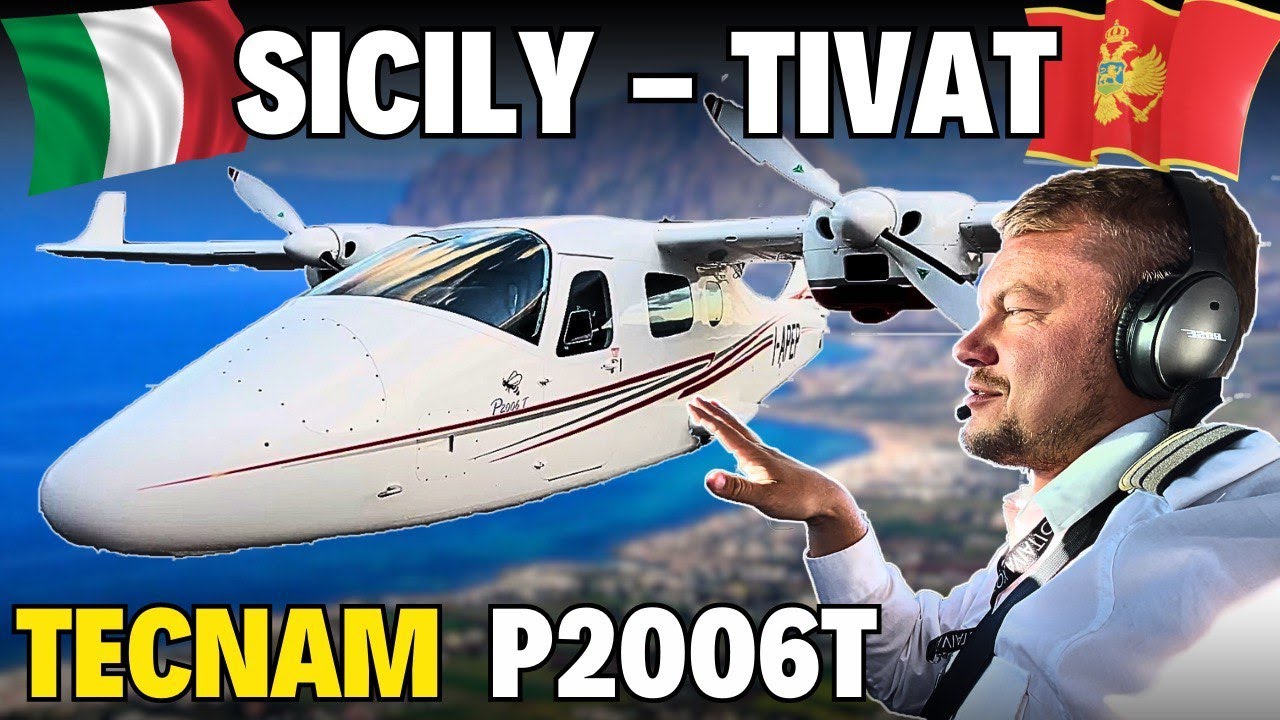 TECNAM P2006T Classic avionics | Ferry Flight Review Italy – Montenegro