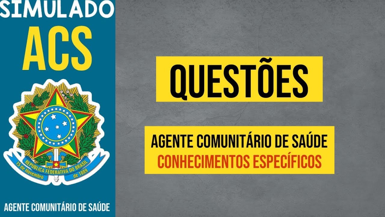 SIMULADO  QUESTÕES COMENTADAS SOBRE DOENÇAS ACS 10° | DIVERSAS BANCAS