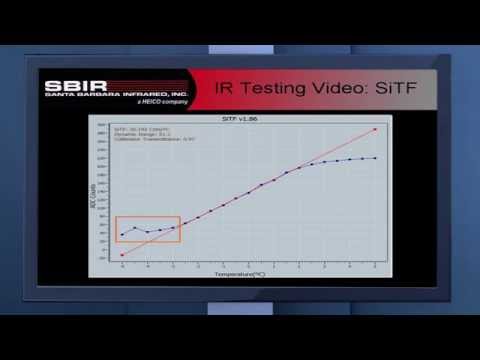 SiTF Signal Transfer Function - Santa Barbara Infrared (SBIR)