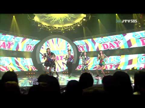 [HD] 100711 Girl's Day Tilt My Head @ SBS Inkigayo / Debut 3rd Stage
