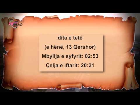 8. Kalendari i Ramazanit 2016 - Dita e tetë, e hënë, 13 Qershor