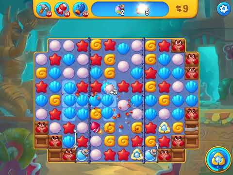 Fishdom level 6440 no boosters フィッシュダム ノーマル [Friend's]