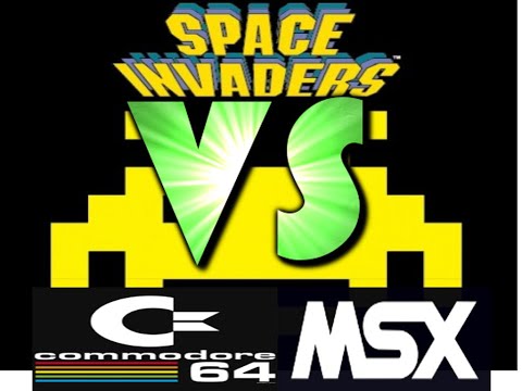 C64 VS MSX - Space Invaders