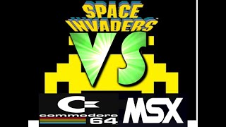 C64 VS MSX - Space Invaders