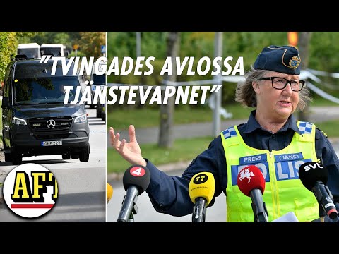 Polisen om gripandet i Eslöv: ”Tvingades avlossa tjänstevapnet”