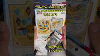Traumatic Evolutions en CHINO! Vale la pena seguir abriendo esta COLECCIÓN? 😂😂 #pokemoncards