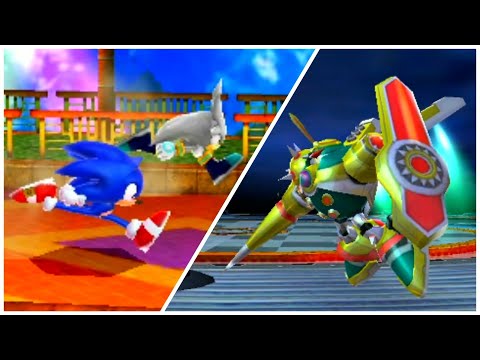 Sonic Generations 3DS ✪ Walkthrough - Part 10 (Silver & Egg Emperor Boss)