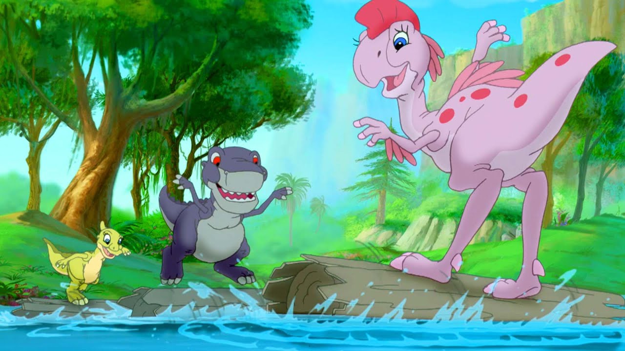 Os dinossauros jogam no verão | Em Busca do Vale Encantado Em Português