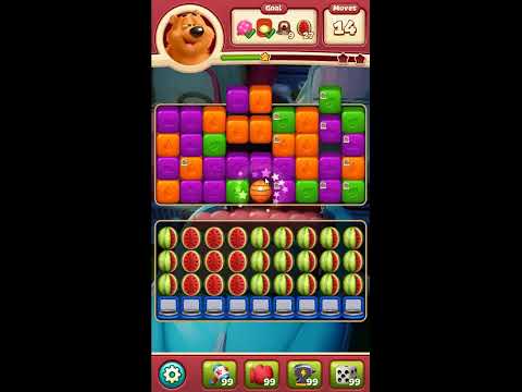 Toon Blast Level 8064 - NO BOOSTERS 🐻🐺🐱 | SKILLGAMING ✔️