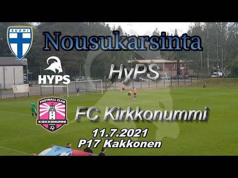 Nousukarsinta P17 HyPS - FC Kirkkonummi (rp) 11.7.2021