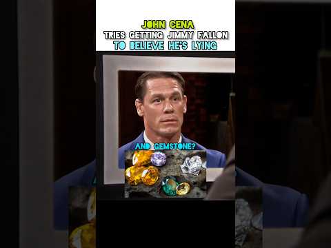 John Cena Tries Lying To Jimmy 😂🔥 | Jimmy Fallon #shorts