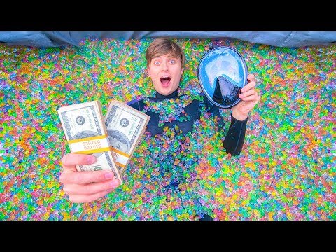 SCUBA DIVING IN ORBEEZ SWIMMING POOL!! (WIN $10,000) Video