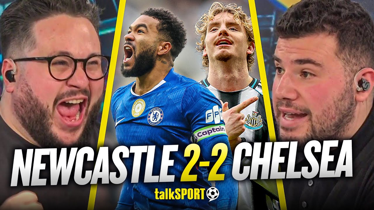 "REECE JAMES, THAT'S SPECTACULAR!" Live Goal REACTION as Chelsea COME BACK to Draw with Newcastle!