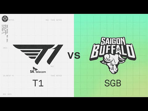 T1 vs SGB | 2022 MSI Groups Day 1 | T1 vs. Saigon Buffalo Esports