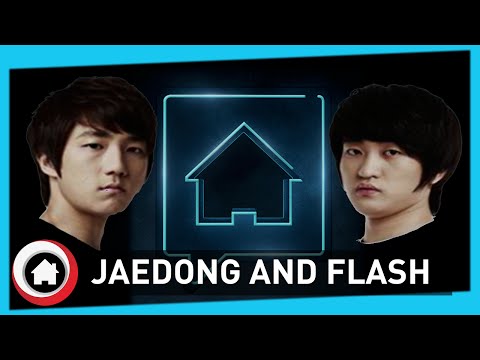 Flash and Jaedong at HomeStory Cup X - powered by XMG