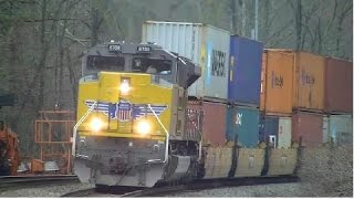 preview picture of video 'Norfolk Southern G95 SB w/ Solo SD70ACe! Mableton,Ga 03-14-2015©'