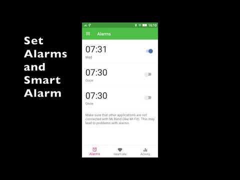 Mi Heart rate with Smart Alarm video