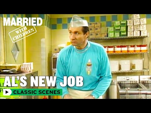 Al Gets A Second Job At Burger Trek | Married With Children