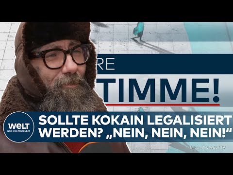 IHRE STIMME:  Klare Kante bei Kokain ‒ Erstaunliche Bürger-Meinung beim Thema Drogenfreigabe