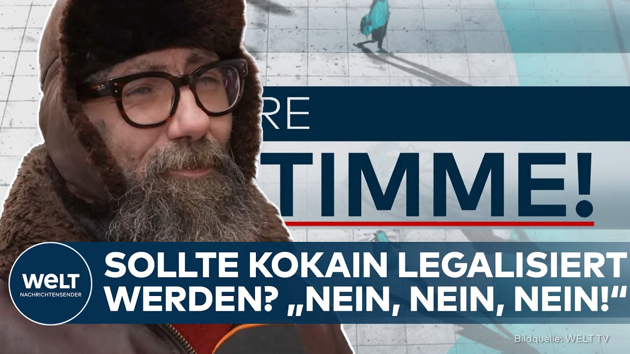 IHRE STIMME:  Klare Kante bei Kokain ‒ Erstaunliche Bürger-Meinung beim Thema Drogenfreigabe