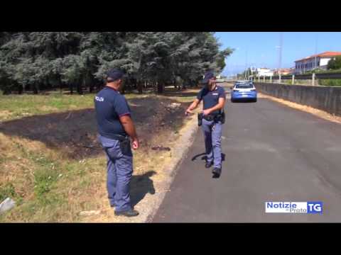 2017-07-29 PRATO - FUOCO NEL PARCO EX BANCI, ARRESTATO PIROMANE