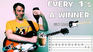 how to play Every 1's a Winner by Hot Chocolate guitar lesson chords & BASS tab