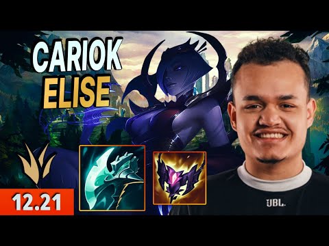 QUASE 1 KILL POR MINUTO DO CACA! - CarioK jogando de Elise Jungle vs Bel'Veth! | Season 2022