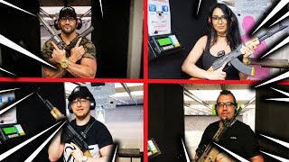 Thekairi78, tonioo25, pinkgeek et mrlev12 au stand a las vegas 