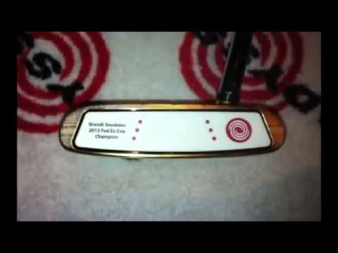 Golf - Brandt Snedeker_S Gold Plated Odyssey Putter.webm