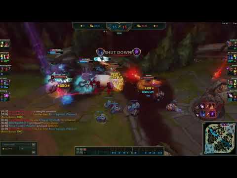 Morgana ult + zhonya triple kill