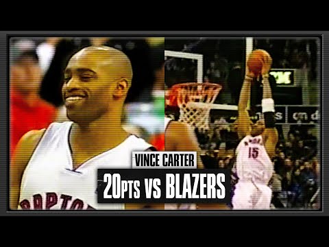 Vince Carter 20pts Raptors vs Blazers (2004.01.11)