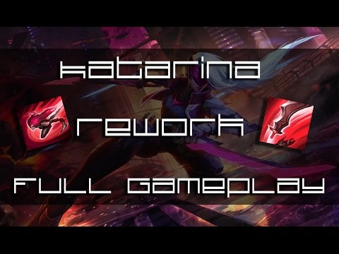 KATARINA REWORK FULL GAMEPLAY! - PBE