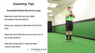 330. Dumbbell Goblet Reverse Lunge