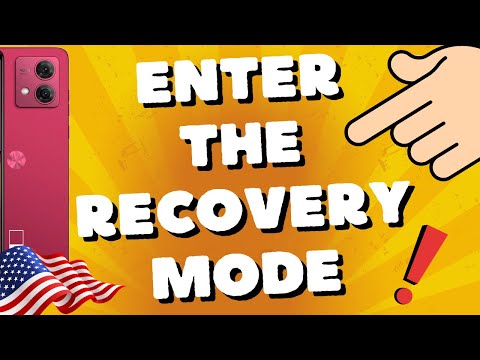 how to enter the Recovery mode reset menu Motorola Moto G54 5G, G84, G73, G53, and Edge 40