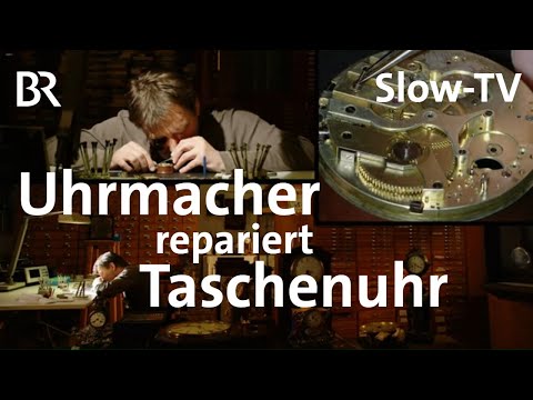 Einem Uhrmacher zusehen: Arbeit in Echtzeit | Handwerk | Langsam-Doku | One Take | Mora | BR