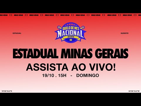DUELO NACIONAL 2025 - ESTADUAL MINAS GERAIS - ASSISTA AO VIVO!