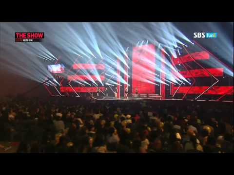 070114 Jiyeon(T-ARA) & Jung Wook Trouble Maker @ The Show (Live)