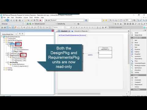 Rational Rhapsody Tip #42 - Create dependencies between read-only elements