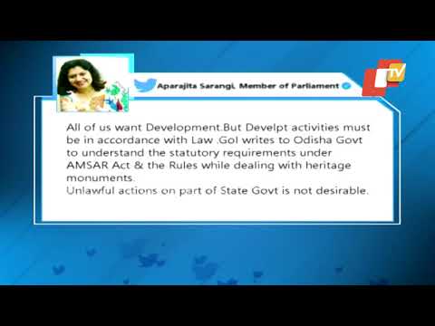 Odisha Govt’s Unlawful Action On Centrally Protected Monuments Not Desirable, Tweets Aparajita